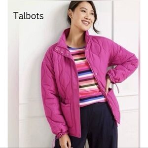 Talbots QUILTED BARN JACKET XS